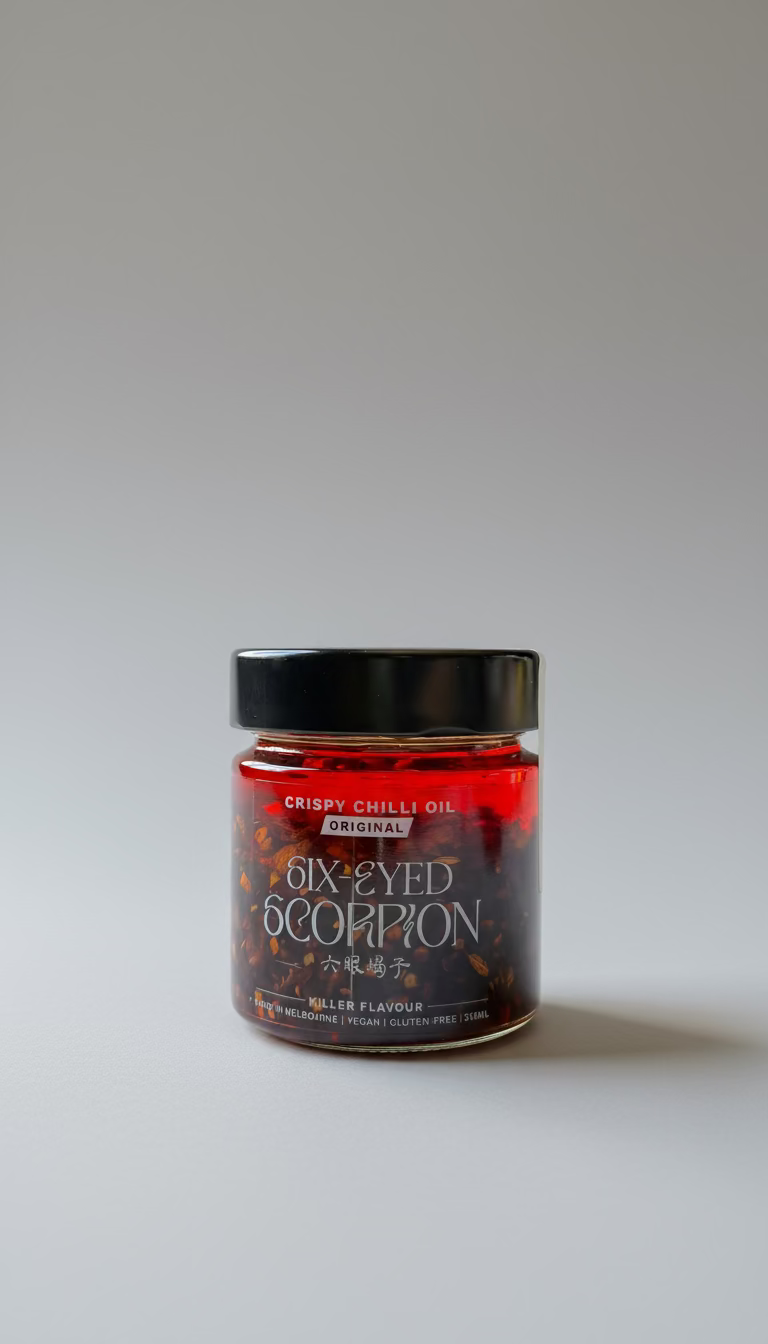 Six Eyed Scorpion Crispy Chilli Oil