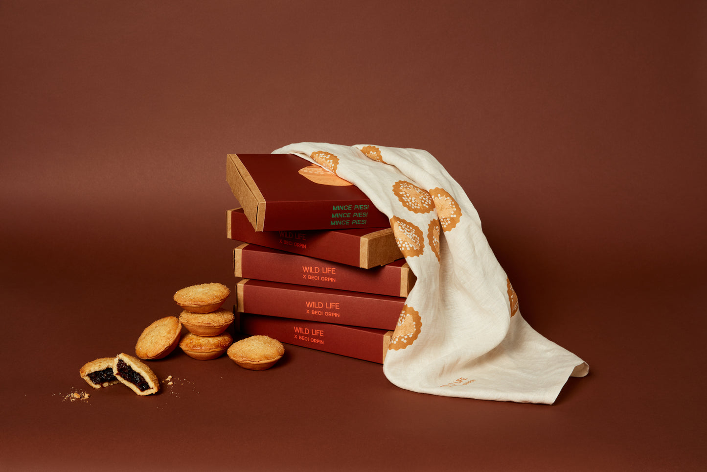 Beci Orpin X Wild Life - 100% Linen Tea Towel